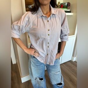 We The Free light purple blouse